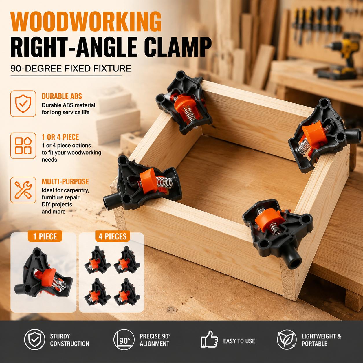 Furniture Joinery Hardware - Kit Penjepit Sudut 90 Derajat Premium