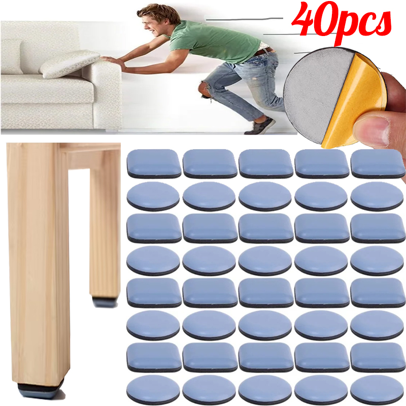 Furniture Foot Pad - Bantalan Geser Teflon Bantalan Kaki Kursi