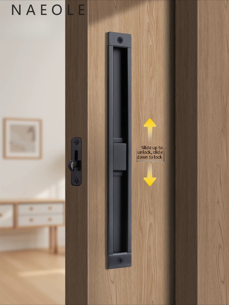 Furniture Sliding Door Hardware - Kunci Pintu Geser Saku Gaya Jepang,