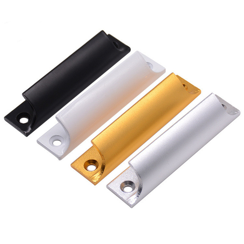 Furniture Hardware Drawer Pulls - Baru Aluminium Alloy Handle Pintu Push-Pull