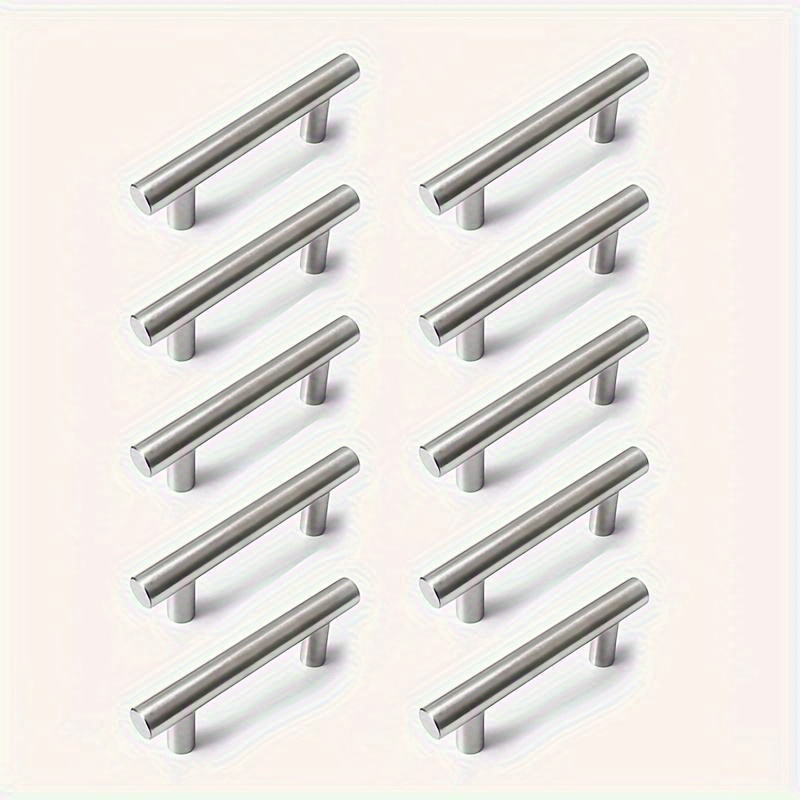 Furniture Hardware Drawer Pulls - 12 Buah Tarikan Kabinet Baja Tahan