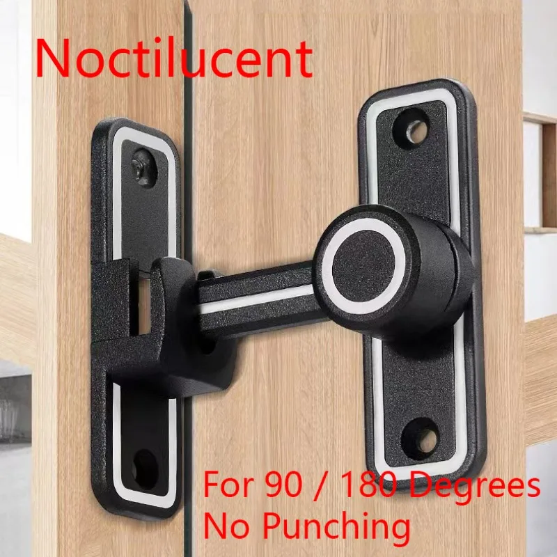 Furniture Sliding Door Hardware - Kunci gerendel pintu gudang hitam bercahaya