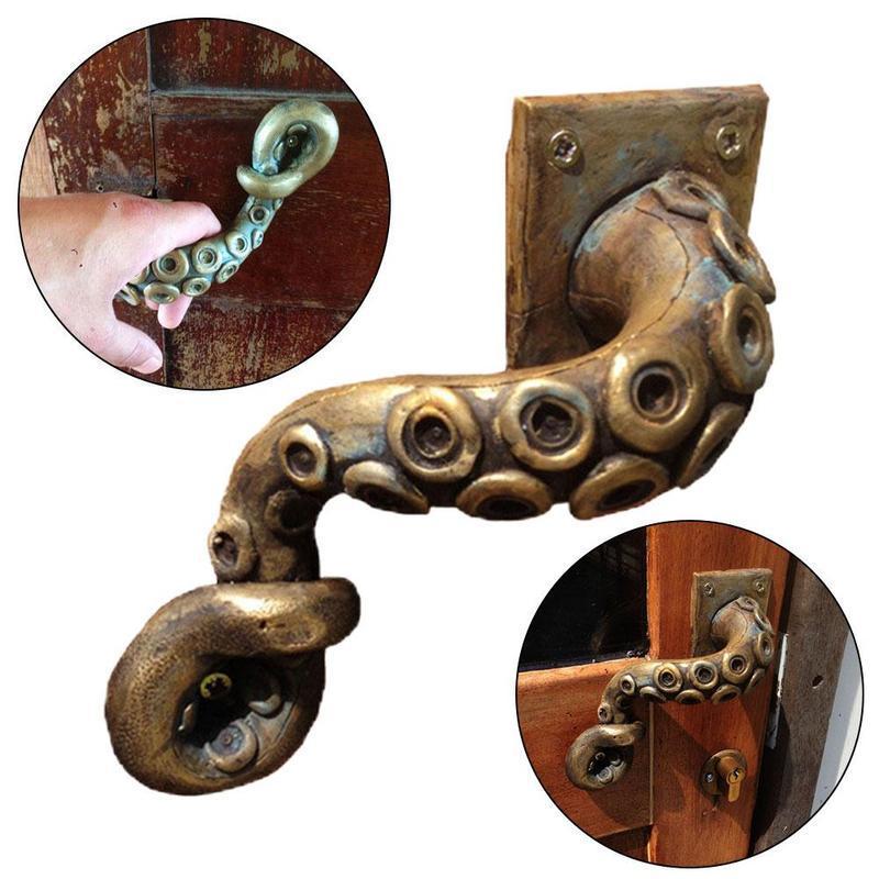 Furniture Hardware Drawer Pulls - Kenop pintu gurita antik gaya hewan