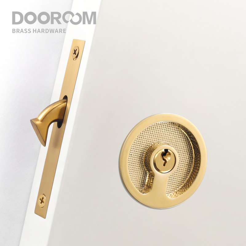 Furniture Sliding Door Hardware - Gagang Pintu Kuningan Pintu Geser Set