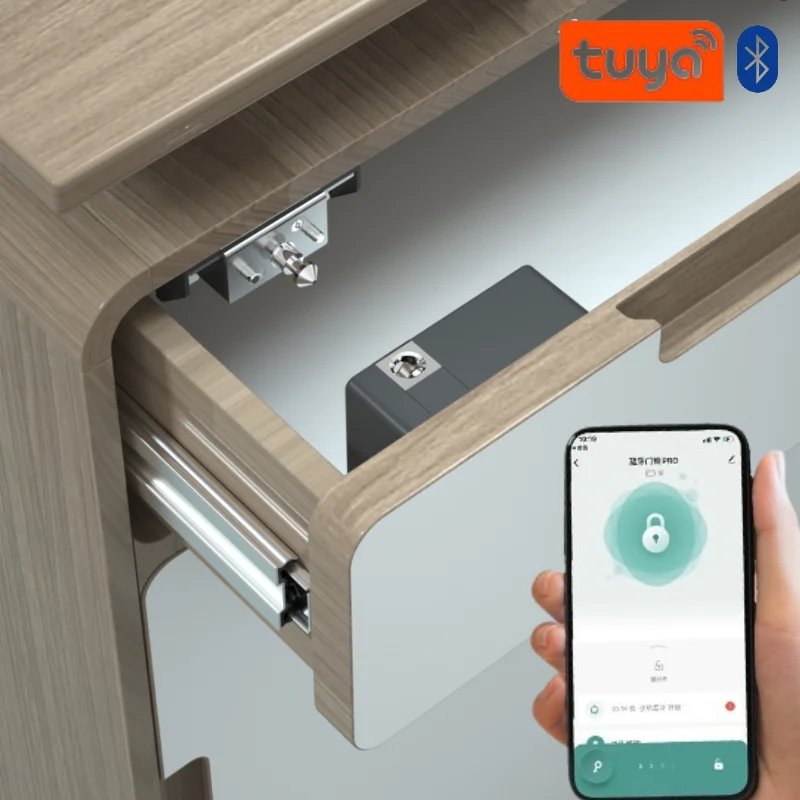 Furniture Hardware Manufacturers - Tuya Kunci Pintu Kabinet Pintar Tanpa