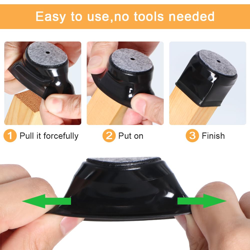 16 Buah Pelindung Lantai Kaki  - Furniture Foot Pad ulasan dan harga