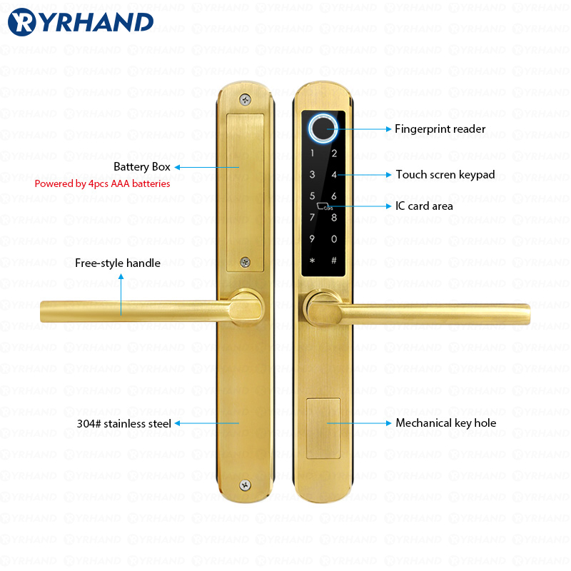 IP66 kunci pintar baja tahan k - Furniture Sliding Door Hardware ulasan dan harga