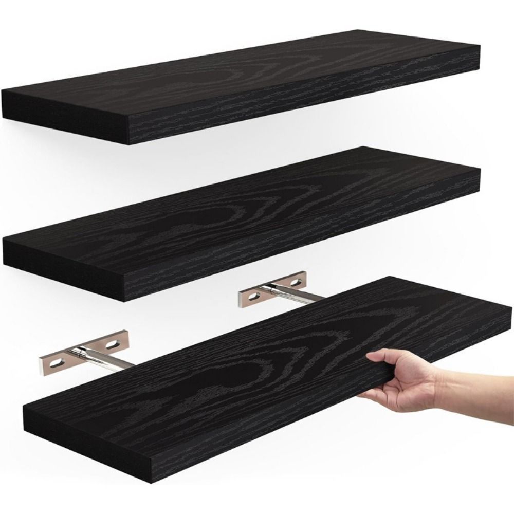 Rak penyimpanan gantung kayu t - Shelf Bracket Pair ulasan dan harga