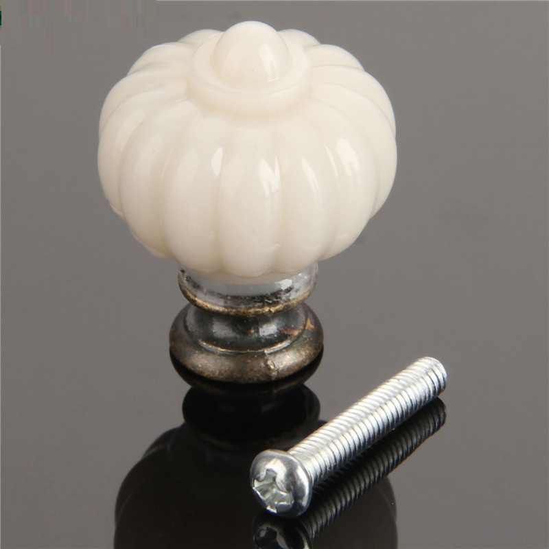 1 Buah Kenop Kabinet Labu Puti - Furniture Hardware Drawer Pulls ulasan dan harga