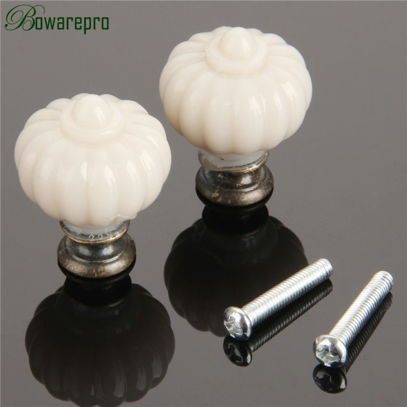 1 Buah Kenop Kabinet Labu Puti - Furniture Hardware Drawer Pulls ulasan dan harga