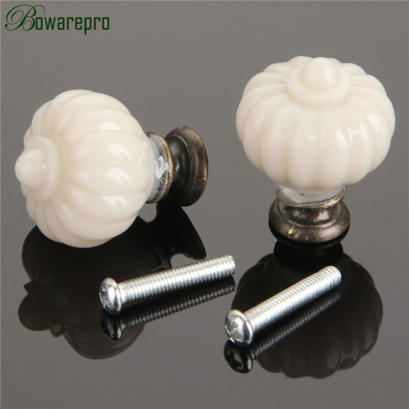 1 Buah Kenop Kabinet Labu Puti - Furniture Hardware Drawer Pulls ulasan dan harga