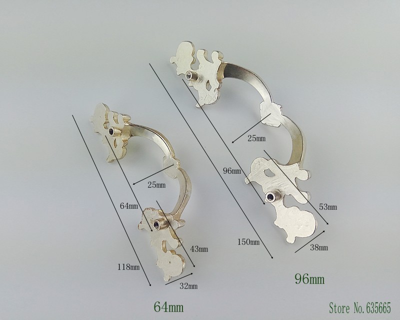 Antik Perak Klasik Furniture M - Furniture Hardware Drawer Pulls ulasan dan harga