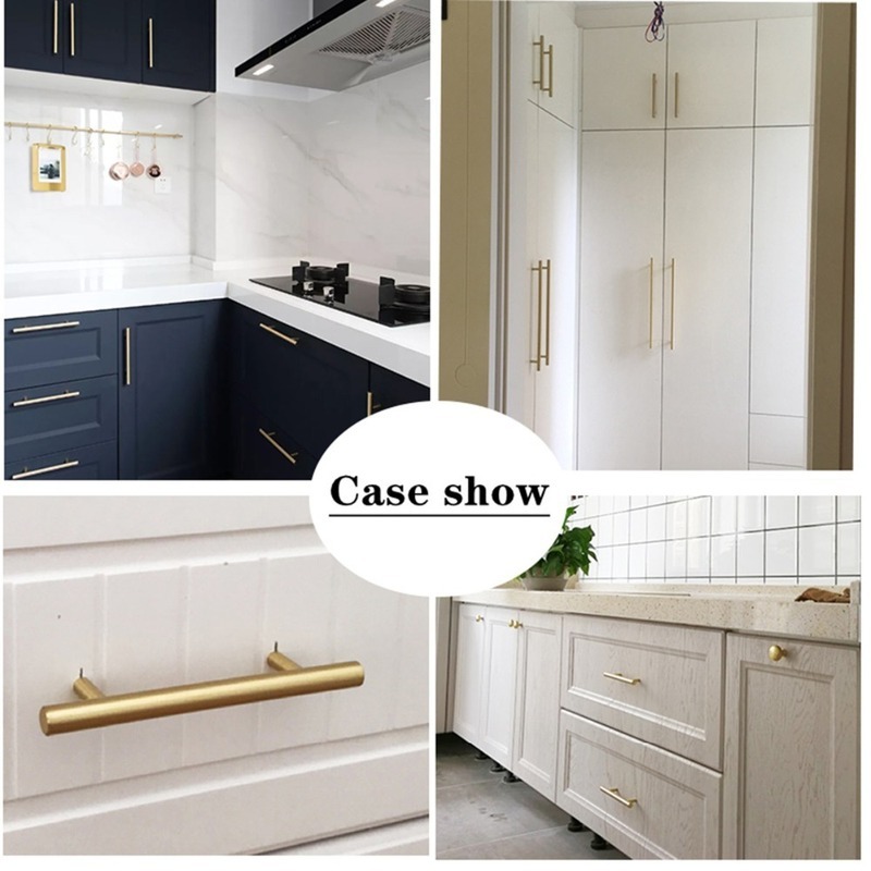 Emas Modern Disikat Lurus Pega - Furniture Hardware Drawer Pulls ulasan dan harga