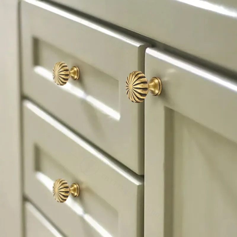 Kenop Bola Kuningan Sederhana  - Furniture Hardware Drawer Pulls ulasan dan harga