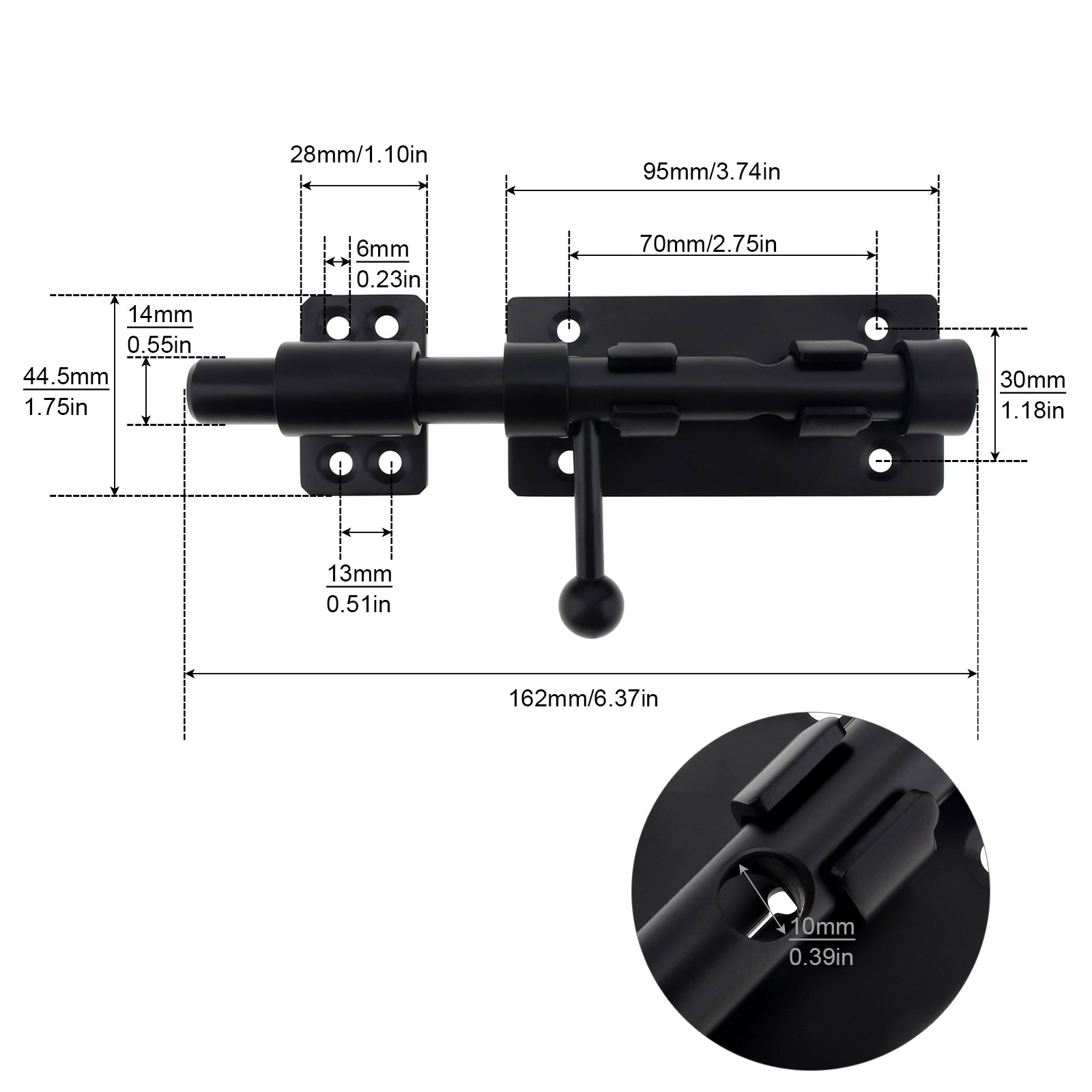 Gerendel pintu baut barel baja - Barrel Bolt Slide ulasan dan harga