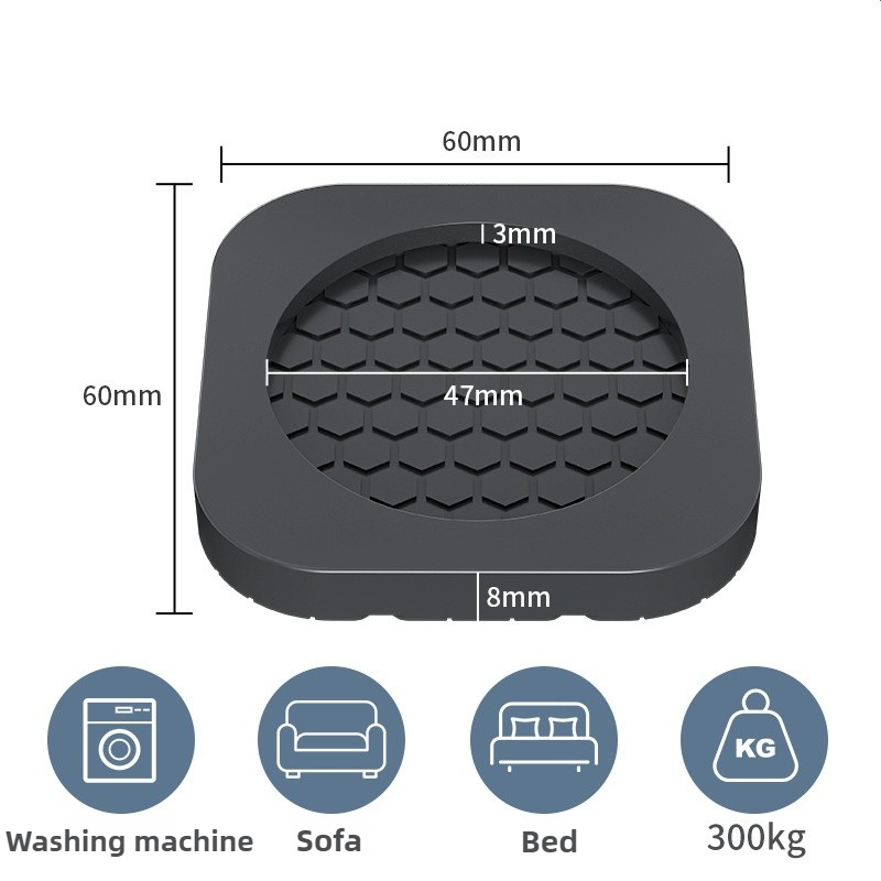 4 Buah Bantalan Kaki Anti Geta - Furniture Foot Pad ulasan dan harga