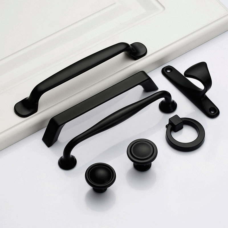 Gagang Hitam untuk Kenop Kabin - Furniture Hardware Drawer Pulls ulasan dan harga