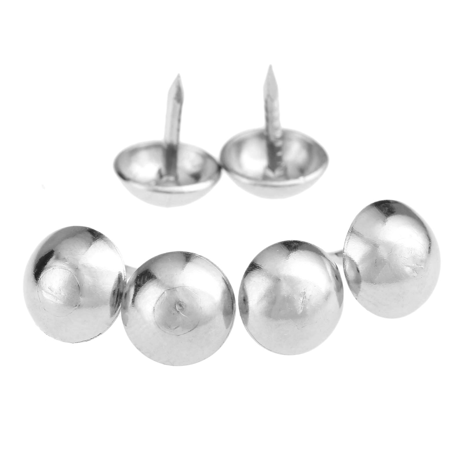 100Pcs Paku Keling Perak 7x10m - Furniture Upholstery Hardware ulasan dan harga