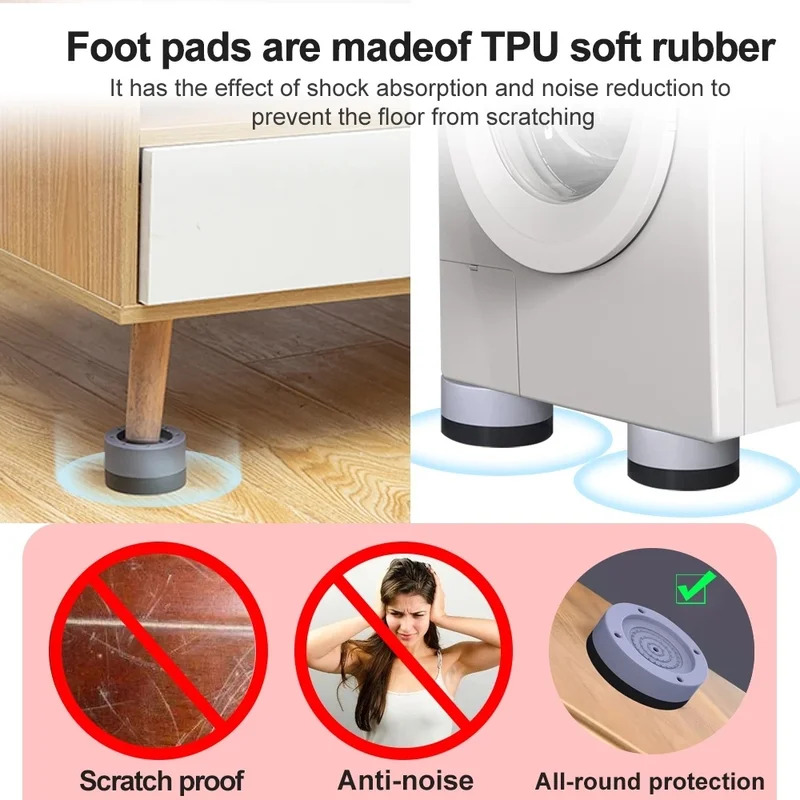 4 Buah Mesin Cuci Bantalan Ant - Furniture Foot Pad ulasan dan harga