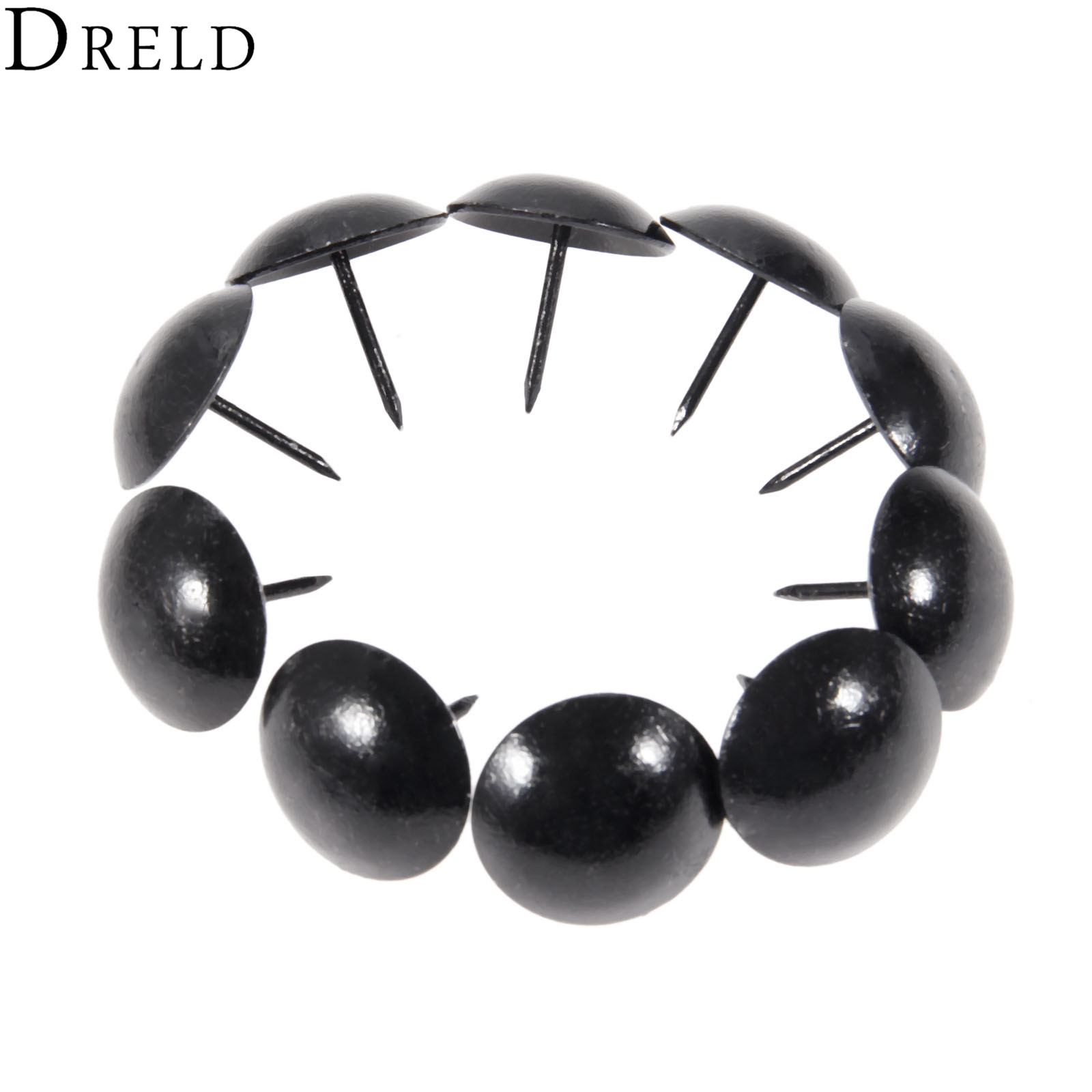 Drold 10 Buah 25Mm Antik Hitam - Furniture Upholstery Hardware ulasan dan harga