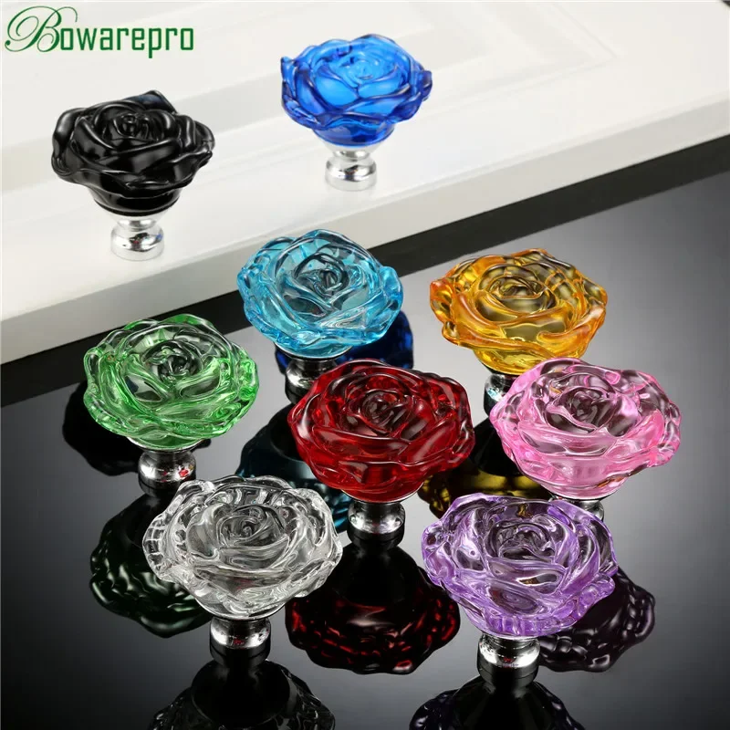 Bowarepro 50MM Kristal Mawar K - Furniture Hardware Drawer Pulls ulasan dan harga