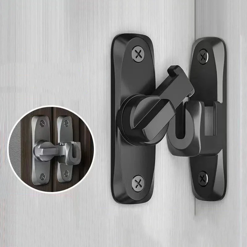 4/1set Kait Pengunci Baja Taha - Furniture Sliding Door Hardware ulasan dan harga