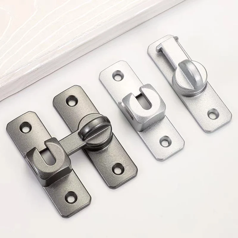 4/1set Kait Pengunci Baja Taha - Furniture Sliding Door Hardware ulasan dan harga