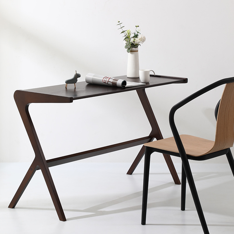 Meja Belajar Kayu Solid Gaya N - Japanese Furniture Hardware ulasan dan harga