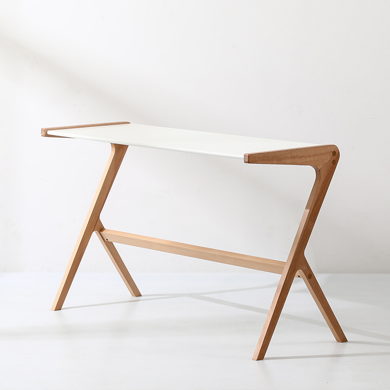 Meja Belajar Kayu Solid Gaya N - Japanese Furniture Hardware ulasan dan harga