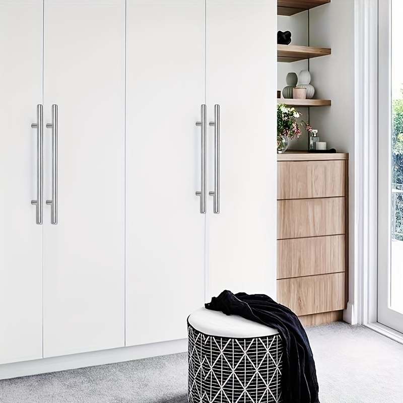 12 Buah Tarikan Kabinet Baja T - Furniture Hardware Drawer Pulls ulasan dan harga