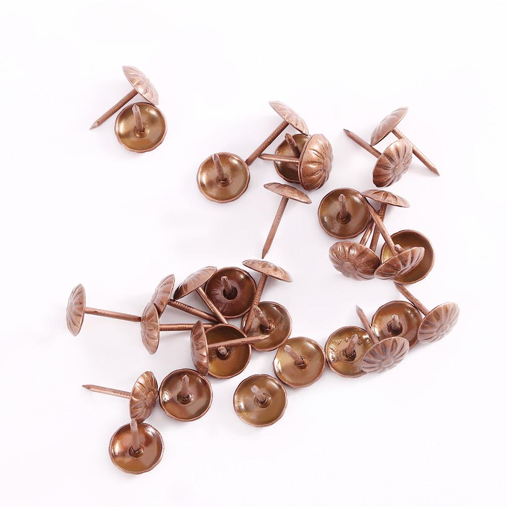 Paku Penjepit Perak Emas 100Pc - Furniture Upholstery Hardware ulasan dan harga