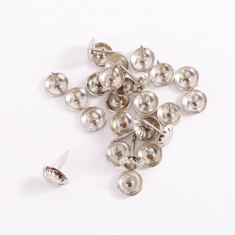 Paku Penjepit Perak Emas 100Pc - Furniture Upholstery Hardware ulasan dan harga
