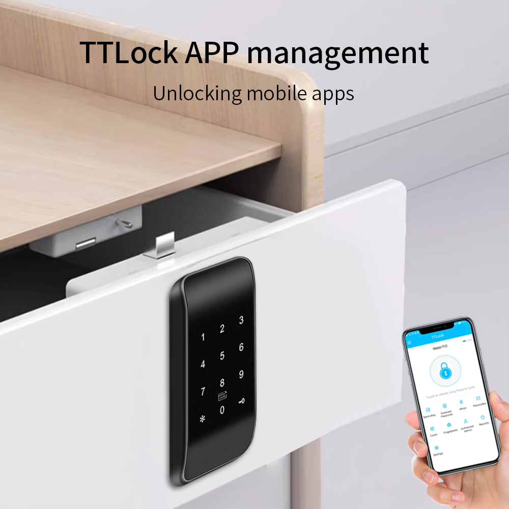 TTLOCK kunci laci sidik jari 1 - Furniture Hardware Manufacturers ulasan dan harga