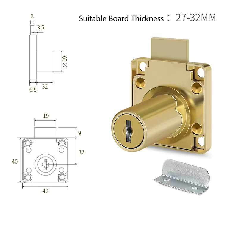 Yutoko kunci laci meja, kunci  - Furniture Hardware Manufacturers ulasan dan harga