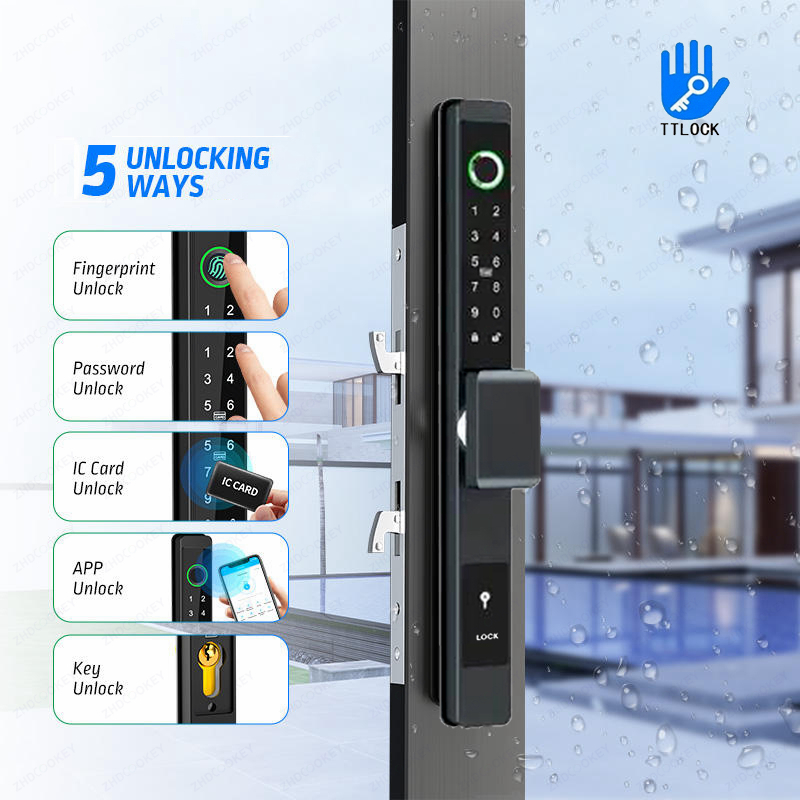 ZHDCOOKEY Kunci Pintu Digital  - Furniture Sliding Door Hardware ulasan dan harga