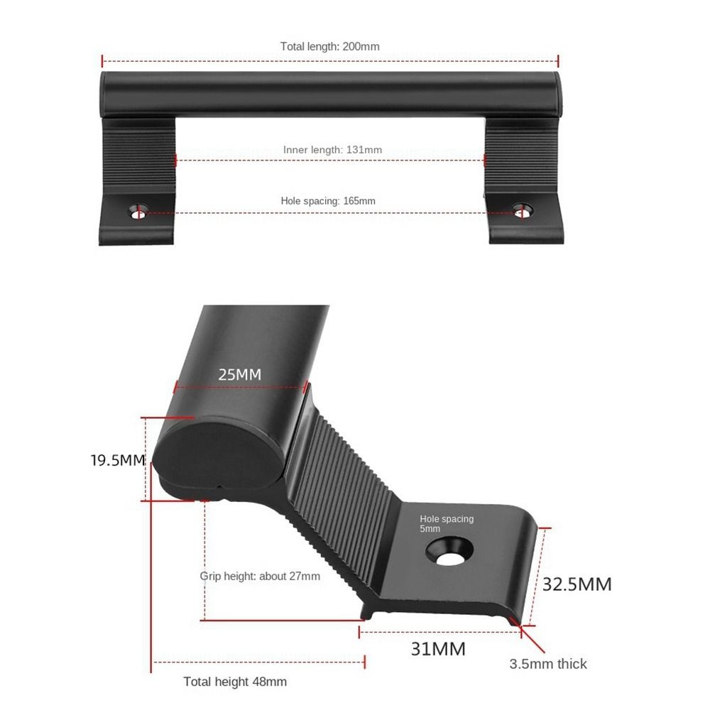 Pegangan Pintu Geser Bahan Alo - Furniture Hardware Drawer Pulls ulasan dan harga