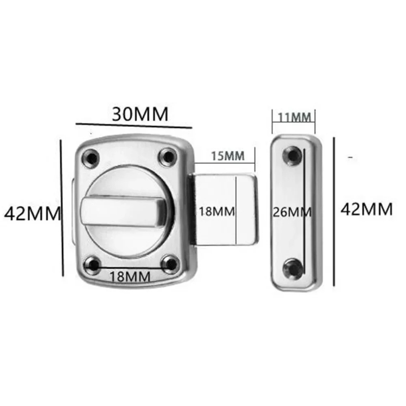 Kait Pintu Logam Cor Anti Mali - Furniture Sliding Door Hardware ulasan dan harga