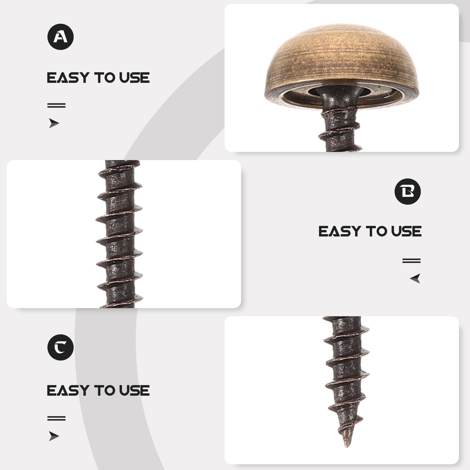 8 Buah 13Mm Sekrup Kuningan Ku - Furniture Upholstery Hardware ulasan dan harga