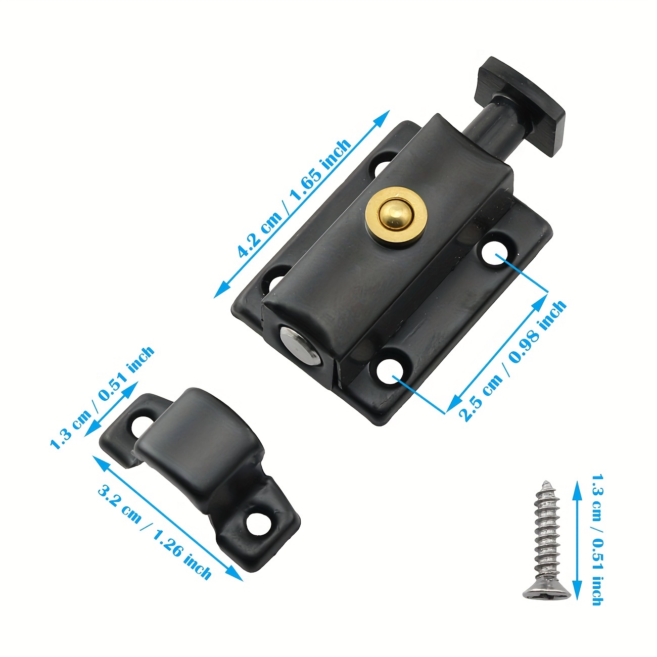 Kunci Gerbang Otomatis Baja An - Barrel Bolt Slide ulasan dan harga