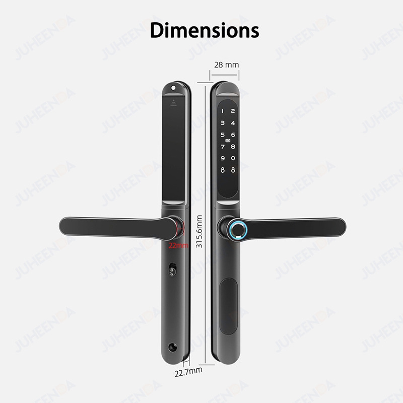 TTLock App kunci pintu alumini - Furniture Sliding Door Hardware ulasan dan harga