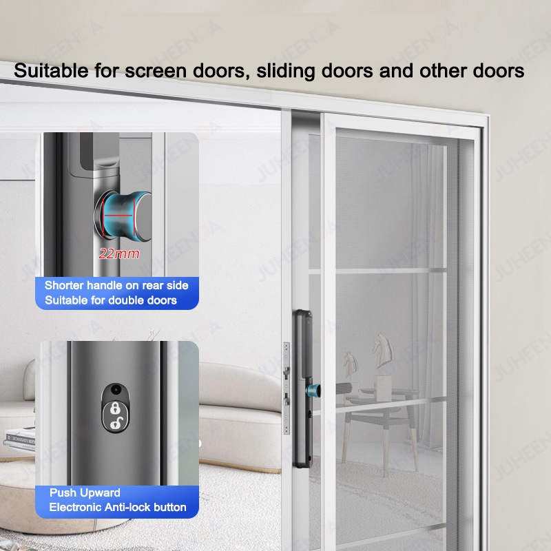 TTLock App kunci pintu alumini - Furniture Sliding Door Hardware ulasan dan harga